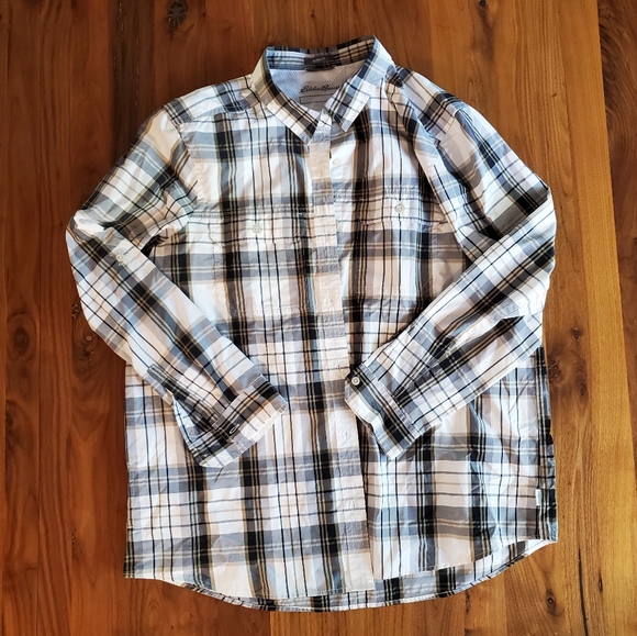 Eddie Bauer Tops - Eddie Bauer Women's Mountain Long-Sleeve Shirt | Size L